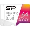SILIKONIO MAITINIMO KOMPIUTERIS & COMMUNICAT SILICON POWER atminties kortelė Elite Micro SDXC 64GB UHS-I A1 V10