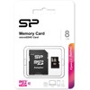 Silicon Power atminties kortelės Micro SDHC 8GB Class 10+ adapteris