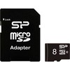 Silicon Power atminties kortelės Micro SDHC 8GB Class 10+ adapteris