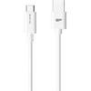 Silicon Power Silicio maitinimo kabelis USB-C 1m, baltas (LK10AC)