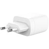 Silicon Power pakrovėjas USB-C/USB QM25 30W, baltas