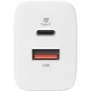 Įkroviklis Silicon Power Silicon-Power Ladegerät sieninis įkroviklis QM16 20W USB/Typc Whi