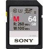 Atminties kortelė Sony | SF-M64 | 64 GB | Micro SDXC | Flash atminties klasė 10