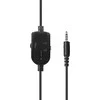 Speedlink - „Metis“ stereofoninės ausinės, 3,5 mm lizdas su Y formos adapteriu - juodos