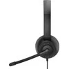 Speedlink - „Metis“ stereofoninės ausinės, 3,5 mm lizdas su Y formos adapteriu - juodos