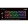 Speedlink ATMOS RGB Rainbow mechaninė žaidimų klaviatūra su rudais jungikliais, juoda, JAV išdėstymas