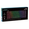 Speedlink ATMOS RGB Rainbow mechaninė žaidimų klaviatūra su rudais jungikliais, juoda, JAV išdėstymas