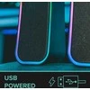 Kompiuterio kolonėlės Speedlink - TOKEN RGB žaidimų stereo garsiakalbis, juodas
