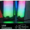 Kompiuterio kolonėlės Speedlink - TONOS RGB žaidimų stereo garsiakalbis, juodas