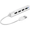 SNAPPY SLIM USB Hub, 4-port, USB 2.0, passive, baltas (SL-140000-WE)
