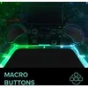 „Speedlink RAIT NX RGB“ belaidis/laidinis žaidimų pultas, skirtas asmeniniams kompiuteriams, „Android“ ir „Switch OLED“ bei „Lite“ įrenginiams, skaidrus ir skaidrus.