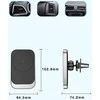MagSafe Automobilinis laikiklis su 15W belaidžiu įkrovimu for Supply / ventiliacijos grotelėms USB-C Tech-Protect CW19 juodos spalvos