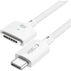 „Tech-Protect MMC01 Ultraboost USB-C / USB-C MagSafe 3 140W 200cm“ laidas, skirtas „MacBook“ – Baltas