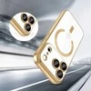 „Tech-Protect MagFlex MagSafe“ dėklas, skirtas „iPhone 17 Pro Max“ – permatomo aukso spalvos