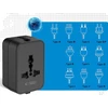 „Tech-Protect“ kelioninis adapteris TA300 ES/JK/JAV/AU, juodas