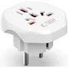 Tech-Protect kelioninis adapteris Universalus EU, baltas