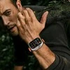 Tech-Protect watch strap IconBand Line Apple Watch 44/45/46/49mm, juodas/oranžinis