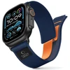 Tech-Protect Elite Elite Apple Watch 8 / 9 / 10 / 11 / SE / Ultra (44 / 45 / 46 / 49 mm) TAMSIAI MĖLYNA/ORANŽINĖ