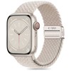 Apyrankė Apple Watch 3 / 4 / 5 / 6 / 7 / 8 / 9 / SE (38 / 40 / 41 mm) Tech-Protect Nylonmag Natural TItanium kreminis