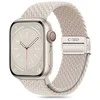 Apyrankė Apple Watch 3 / 4 / 5 / 6 / 7 / 8 / 9 / SE (38 / 40 / 41 mm) Tech-Protect Nylonmag Natural TItanium kreminis