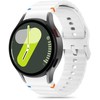 Apyrankė Samsung Galaxy Watch 4 / 5 / 5 PRO / 6 / 7 / FE Tech-Protect silikoninė Sport baltos spalvos