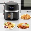 Virtuvinės svarstyklės Techwood air fryer TFR-806SHD 8L