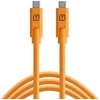 Tether Tools Pro cable USB-C - USB-C 4,6m, oranžinis