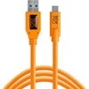 Tether Tools cable USB - USB-C 4.6m, oranžinis