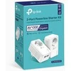 TP-LINK | AV1000 2-port Gigabit Passthrough Powerline Starter Kit | TL-PA7027P RINKINYS | 10/100/1000 Mbit/s | Ethernet LAN (RJ-45) jungtys 2 | Nėra „Wi-Fi“ | Papildomas lizdas