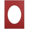 Nuotraukų rėmelis Victoria Collection Passepartout 15x21 brick oval 20731 ()