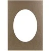 Nuotraukų rėmelis Victoria Collection Passepartout 15x21 golden oval 20737 ()