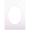 Nuotraukų rėmelis Victoria Collection Passepartout 21x29.7, ultra baltas oval