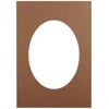 Nuotraukų rėmelis Victoria Collection Passepartout 21x29.7 bronze oval 20751 ()