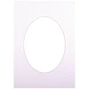 Nuotraukų rėmelis Victoria Collection Passepartout 21x29.7, ultra baltas oval