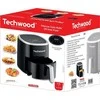 Virtuvinės svarstyklės Techwood karšto oro gruzdintuvė TFR-358SHD 3,5L