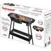 Virtuvinės svarstyklės Elektrinis Grilis - Techwood TBQ-836P 2 000 W 38 × 22 cm Juodas