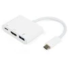 Vivanco adapteris USB-C – HDMI 3in1, baltas (34293)