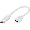 Vivanco adapteris USB-C – microUSB 2.0 10cm (45285)