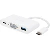 Vivanco adapteris USB-C – VGA 3in1 (45386)