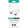 Vivanco antena cable angled 3m