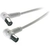 Vivanco antenos kabelis su kampu 1,5 m, baltas