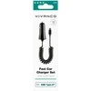Vivanco automobilinis įkroviklis USB-C 12W 1m, juodas (62785)