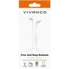 Vivanco belaidės ausinės Free&amp;Easy Earbuds, balta (61736)