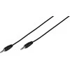 Vivanco kabelis 3,5 mm - 3,5 mm 1 m, juodas (35810)