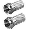 Vivanco cable connector F 7mm 2pcs