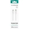Vivanco kabelis Lightning - USB-C 15cm, baltas (62757)