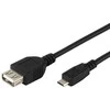 „Vivanco“ kabelis „microUSB“ – USB OTG 0,15 m (45298)