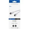 Vivanco cable SAT F 5m, baltas