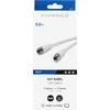 Vivanco cable SAT F 5m, baltas