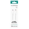 Vivanco USB-C laidas – žaibas 0,5 m, baltas (62227)